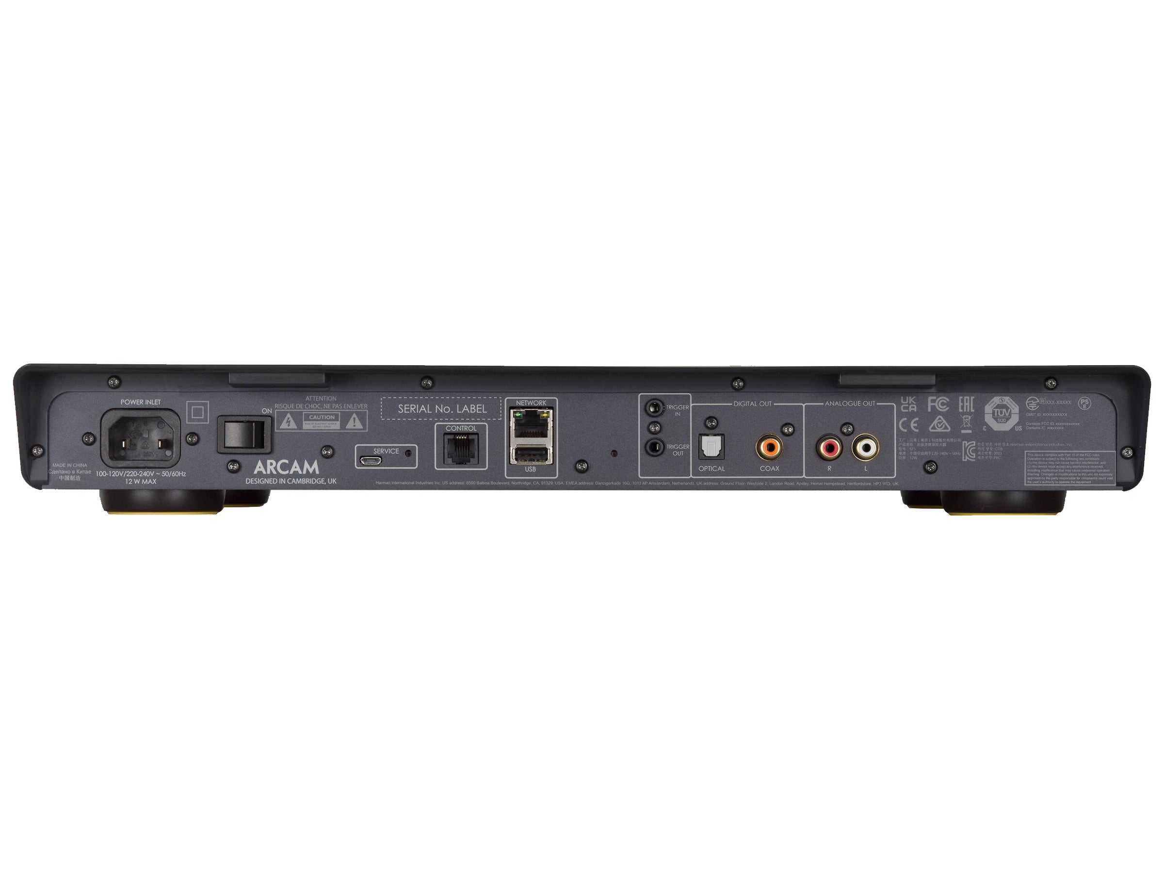 Arcam ST5 Network Audio Streamer - High Fidelity Wireless Music Player for Home Audio Systems | Perfect for Streaming Spotify, Tidal & Hi-Res Audio