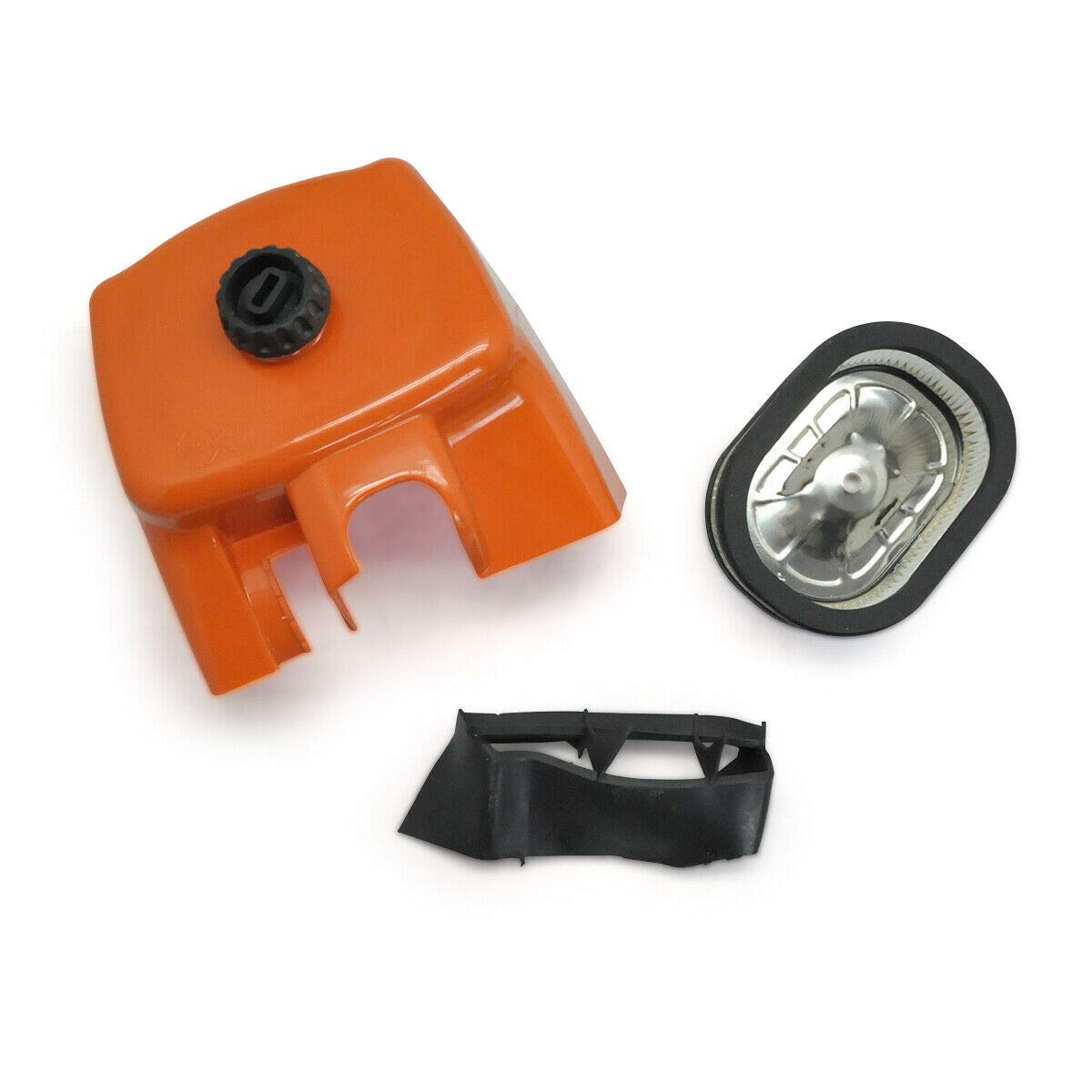 Stihl MS660 Chainsaw Replacement Fuel Tank with Rear Handle & Air Filter Cover Shroud - Durable Parts for Professional Logging & Tree Cutting