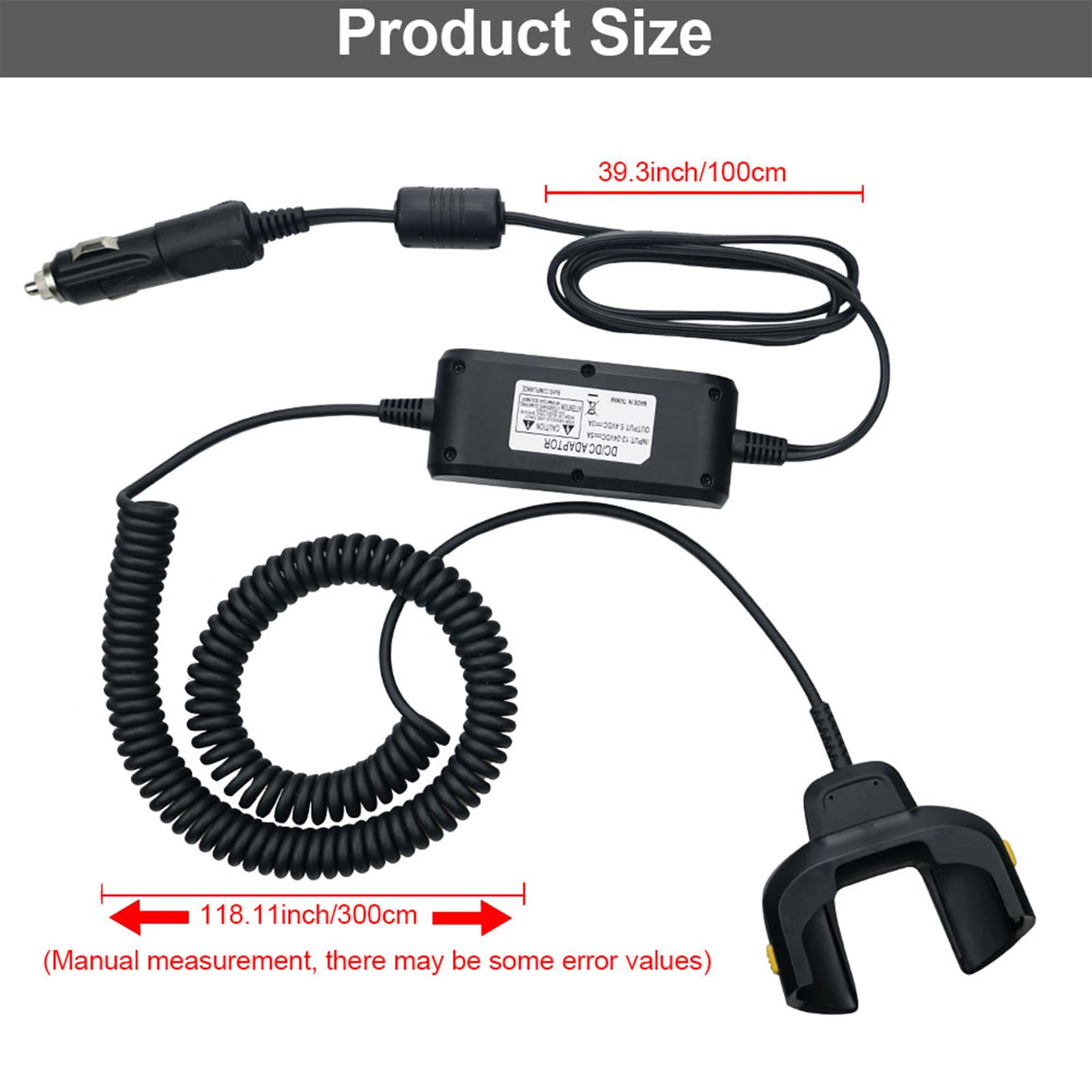 Zebra TC70 TC72 TC70X TC77 Scanner Charger Cable - CBL-TC7X-USB1-01 USB Vehicle & Car Charger for Handheld Computer PDA - Perfect for Warehouse, Retail & Logistics Scanning