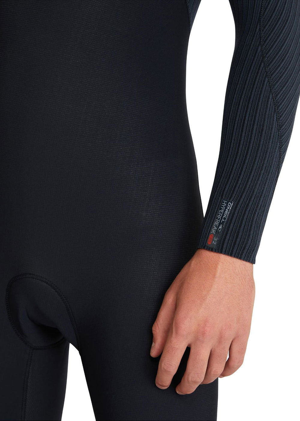 ONeill Men's Hyperfreak Fire 3/2mm Chest Zip Steamer Wetsuit for Surfing, Diving & Water Sports - Thermal Protection & Flexibility