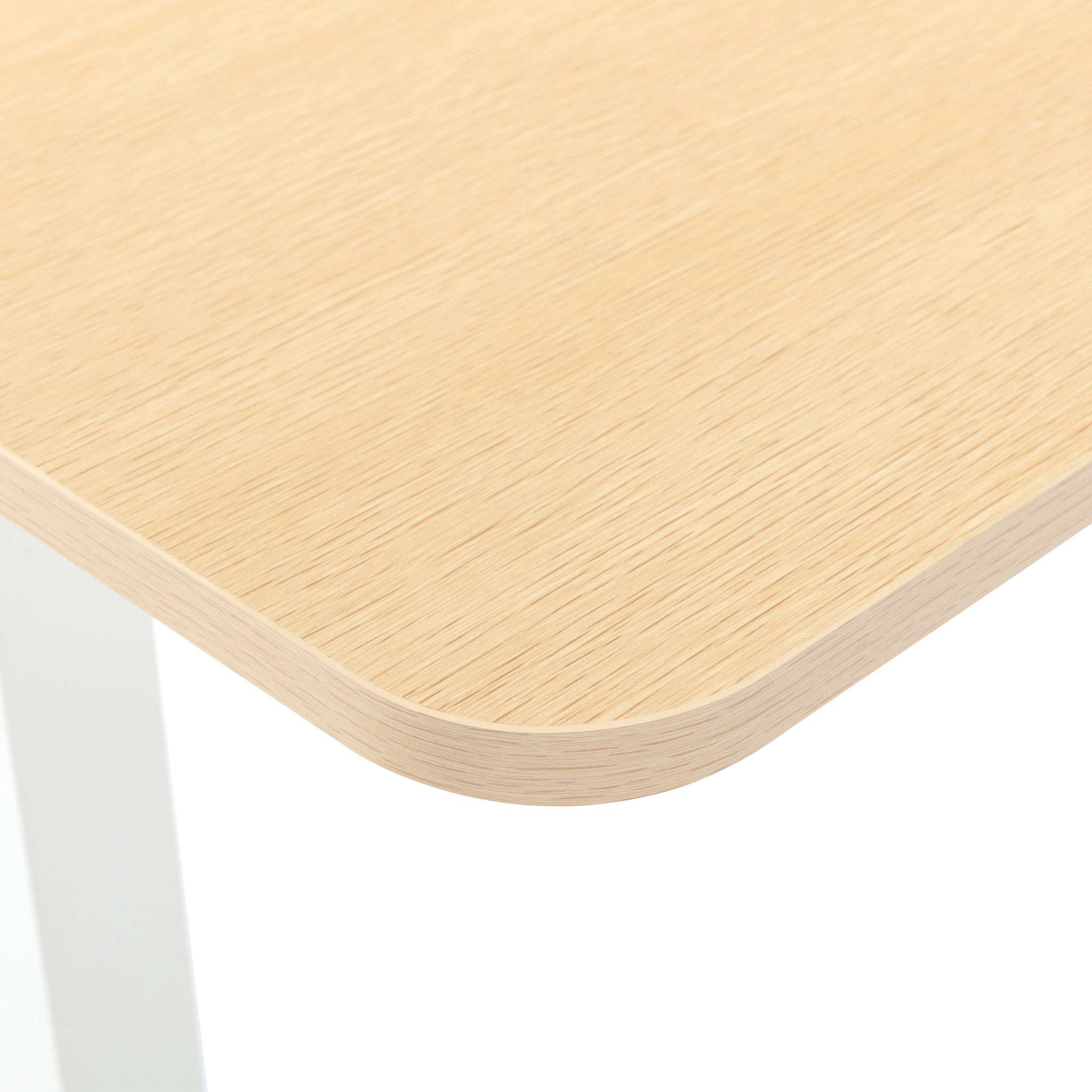 1.2m Adjustable Height Sit Stand Desk in Natural Wood - Perfect for Home Office & Workspace Ergonomics