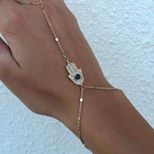 A4:gold hand chain