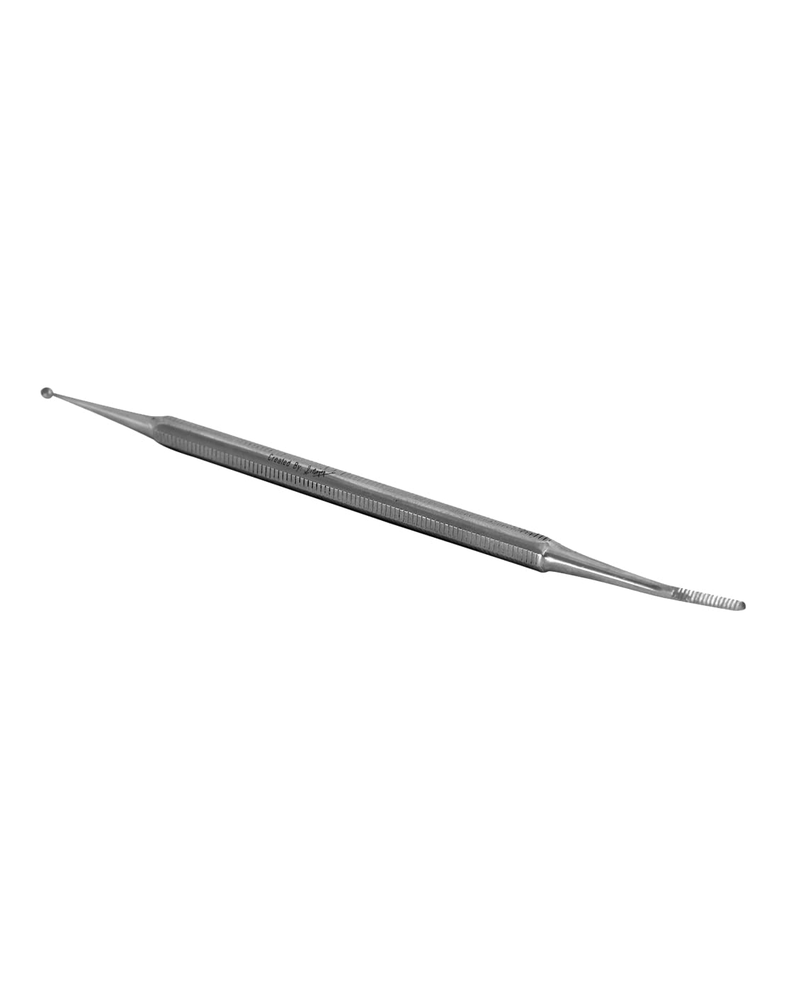 Professional Stainless Steel Curette Nail Cleaner - Double-Ended Cuticle Pusher & Nail Debris Remover for Manicure & Pedicure - Perfect for Home Salon, Nail Care Kits & Professional Use