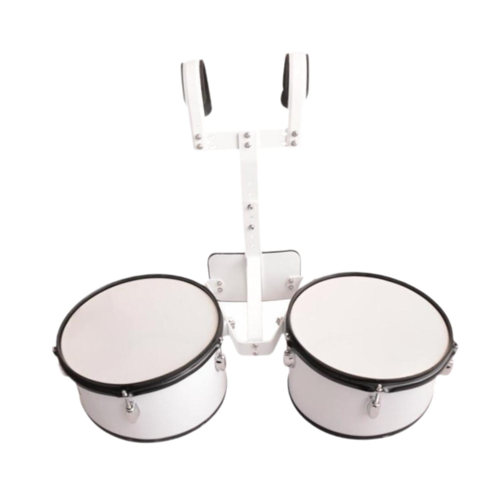 Marching Drum Set - Professional Percussion Instrument for Drum Group Training & Music Practice | Multi-Tone Double Drums for Beginners | Perfect for Parades, School Bands & Outdoor Performances