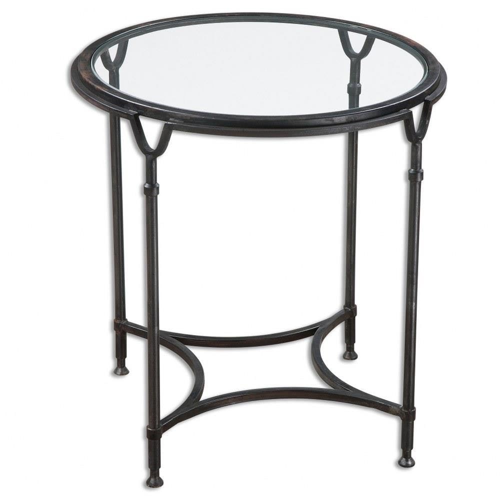 Samson 25 Inch Mirrored Side Table - 24.38