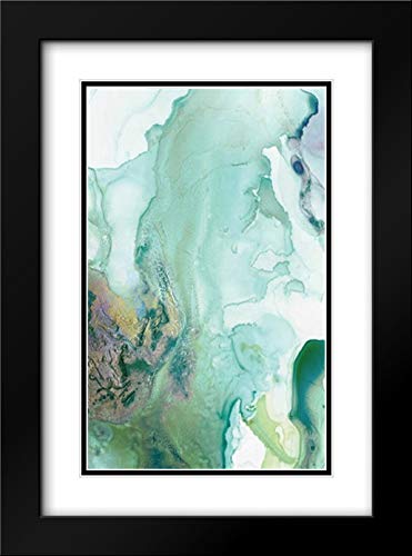 Black Modern Wood Frame with Double Matting