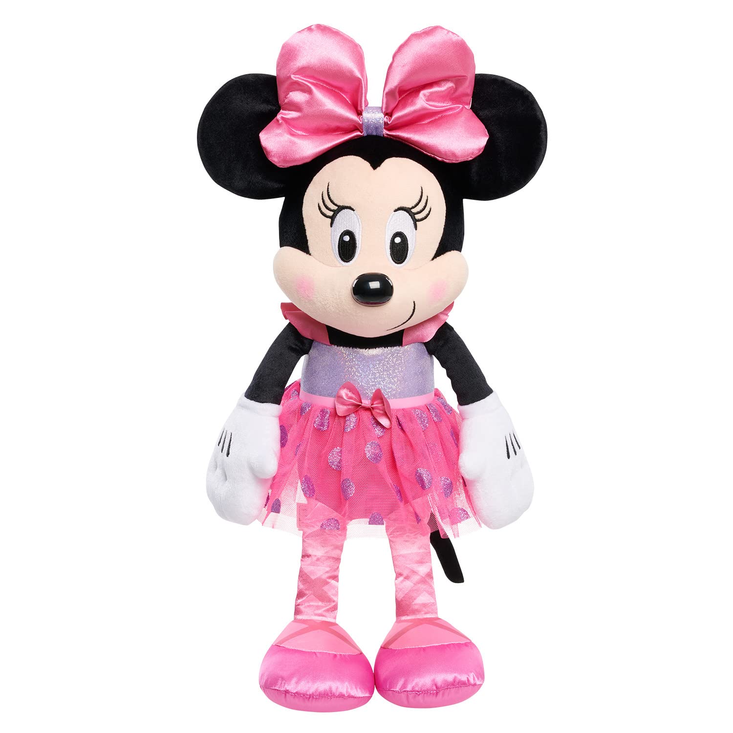 Disney Junior Minnie Mouse Ballerina 19 Inch Plush Stuffed Animal Toy - Perfect for Kids' Bedtime, Birthday Gifts & Disney Collectibles