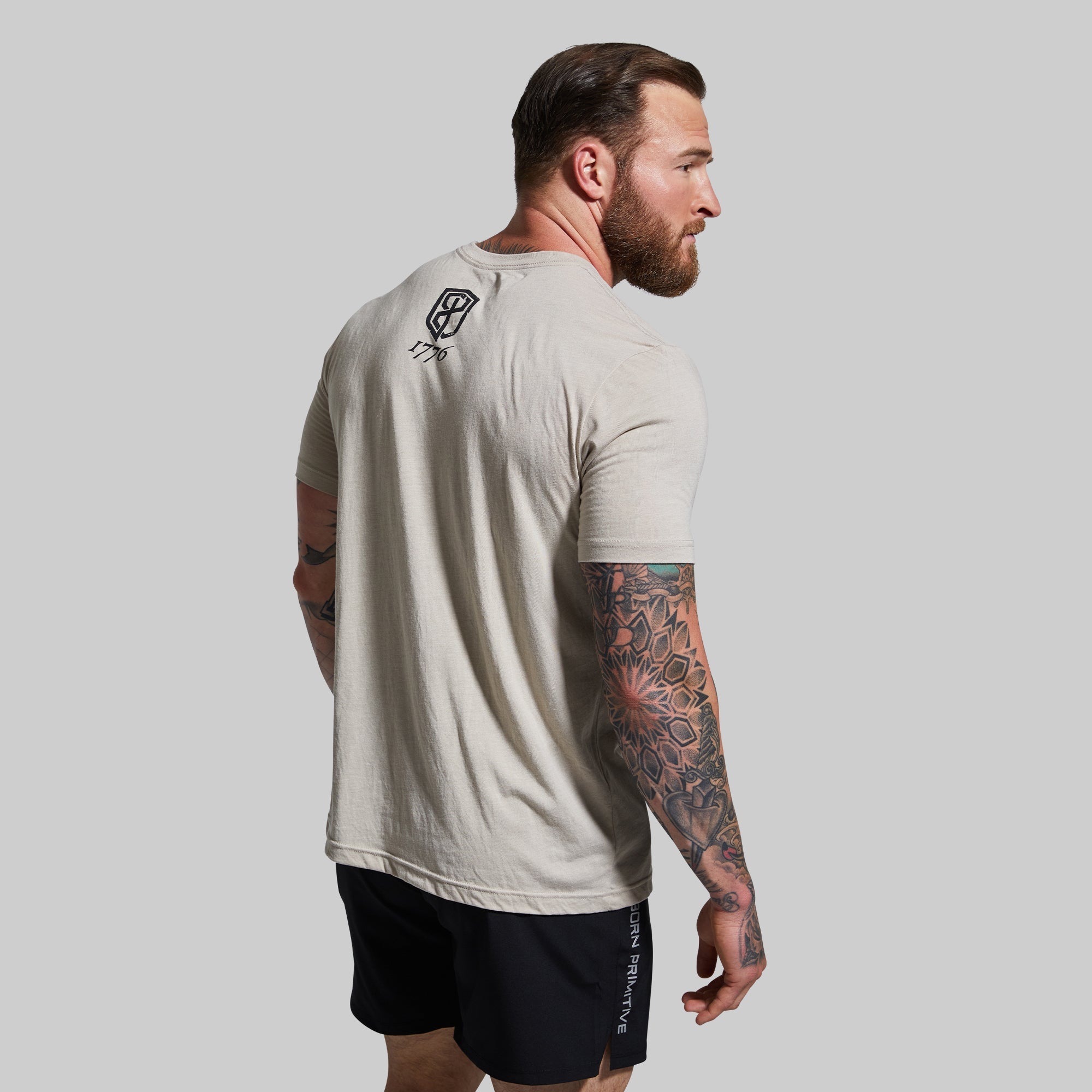 We The People T-Shirt (Tan) - Comfortable Cotton Tee for Casual Wear, Patriotic Style & Everyday Outfits