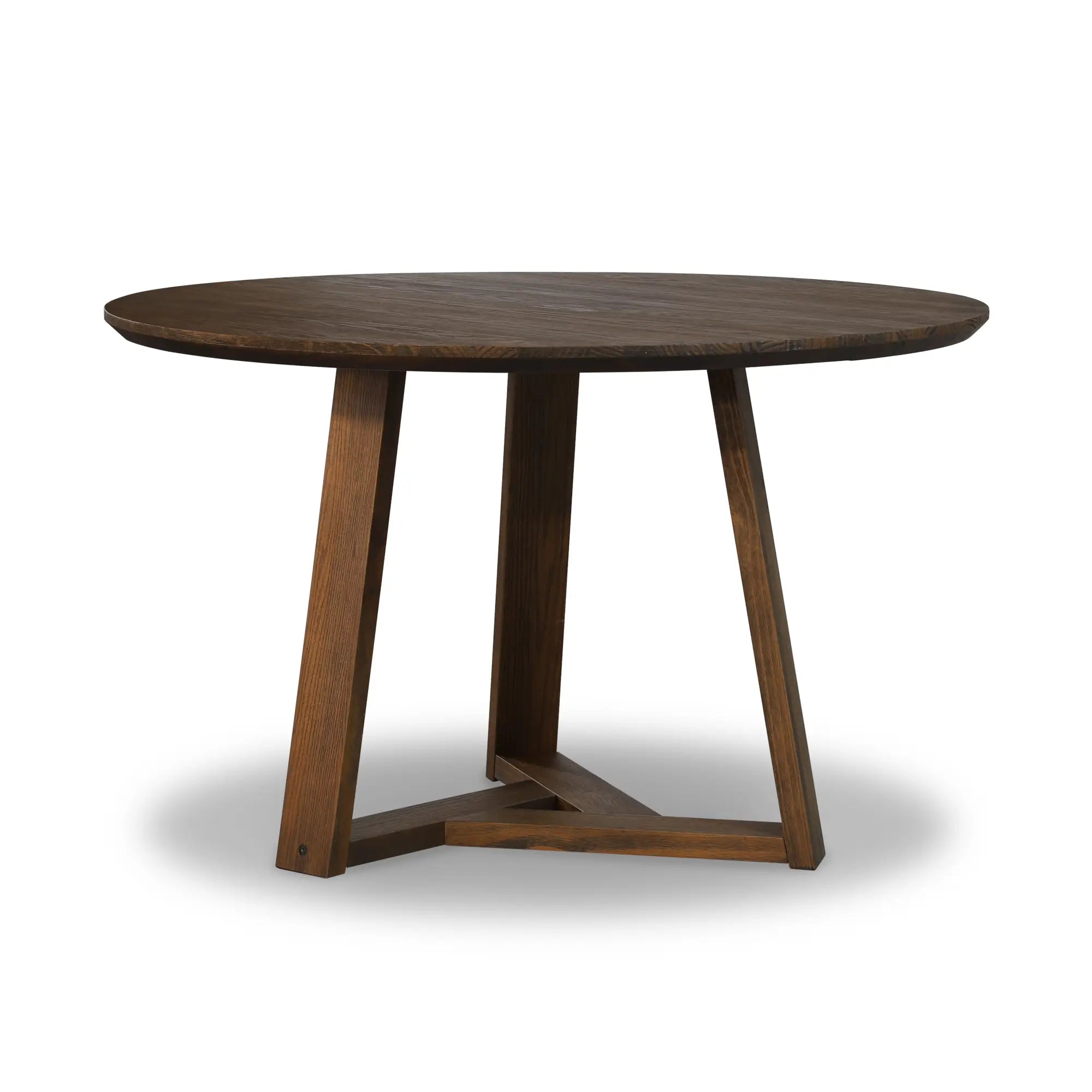 Stylish Cascais Round Dining Table - Modern Wooden Kitchen Table for 4-6 People | Perfect for Small Spaces, Breakfast Nooks & Cozy Family Meals