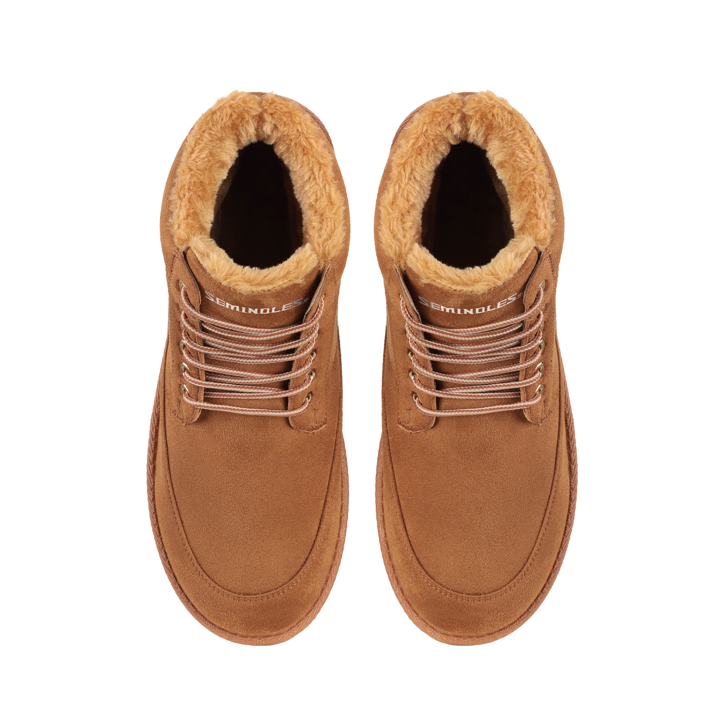 FOCO Florida State Seminoles Brown High Top Moccasin Shoes for Men - Size 12 | Comfortable Casual Sneakers for College Football Fans & Campus Wear