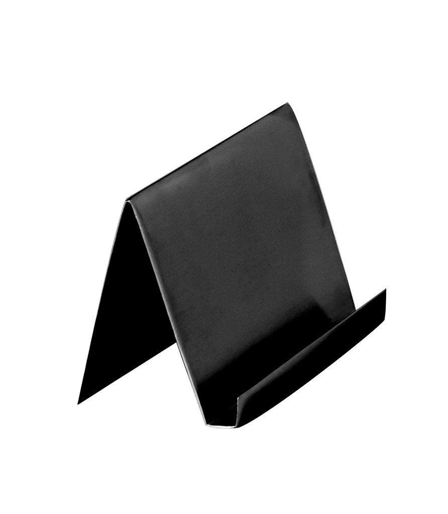 BEHR & CO Premium Leather Business Card Holder - Slim & Professional Black Card Case for Men & Women - Perfect for Networking, Meetings & Office Use