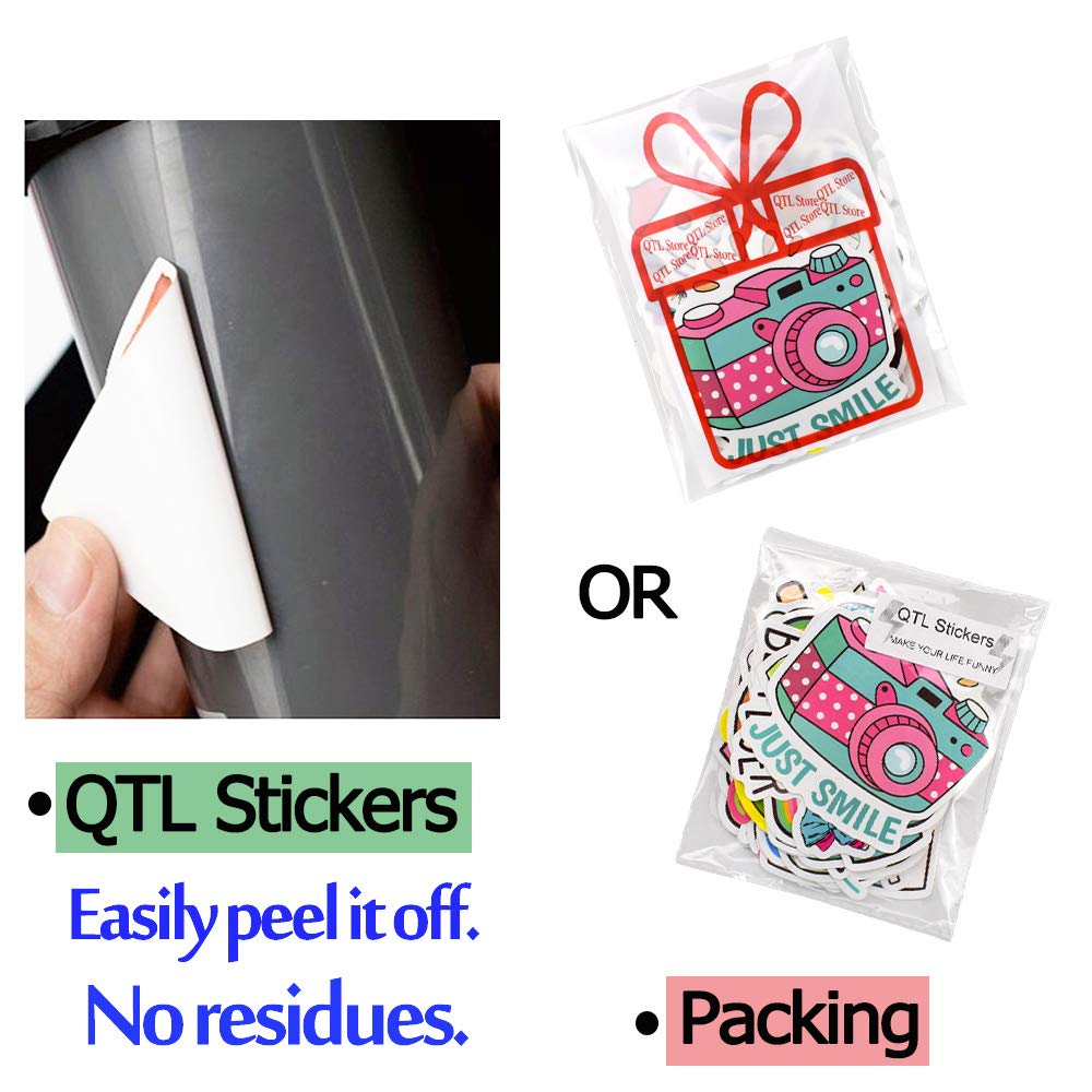 Cute Girl Stickers 50Pcs - Waterproof for Water Bottles, Laptops & Hydroflask - Kids & Teens Decor