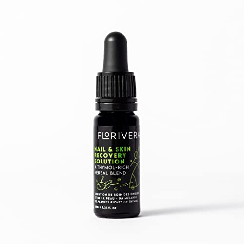 Florivera Nail & Skin Recovery Solution - Fungal Nail Treatment for Toenails & Fingernails | 10ml (0.35 fl oz) | Restores Damaged Nails | Perfect for Athletes, Swimmers & Salon Professionals