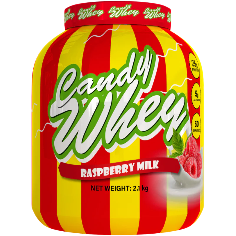 Premium Candy Whey Protein Powder 2.1kg (4.63 lbs) - Delicious Vanilla & Chocolate Flavors for Muscle Recovery & Post-Workout Shakes - Ideal for Gym, Fitness & Bodybuilding Enthusiasts
