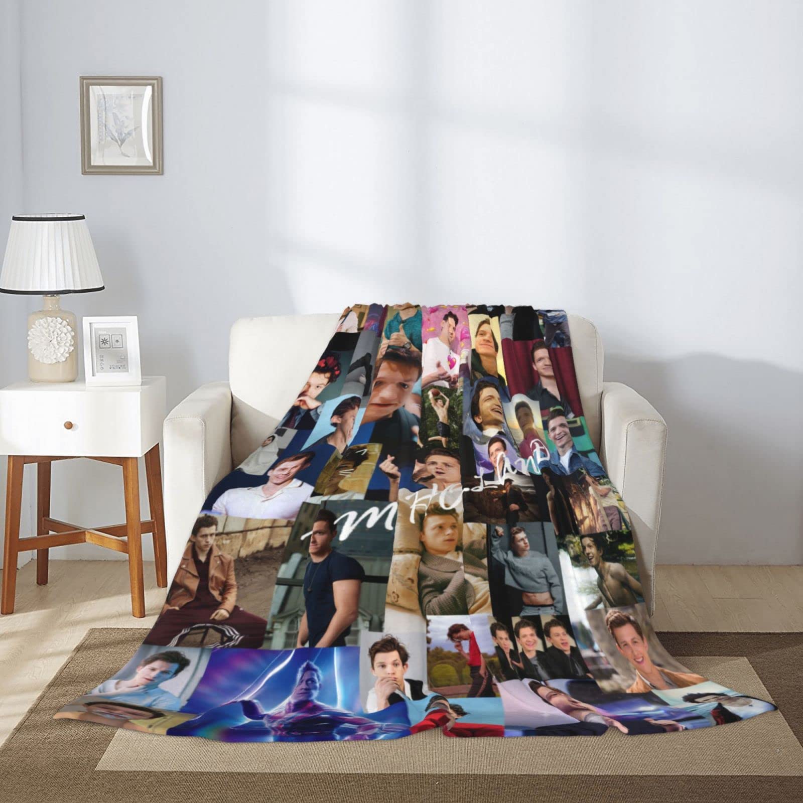 Super Soft Lightweight Fleece Blanket - All Season Microfiber Throw for Bed, Couch & Sofa - Cozy Home Decor, Perfect for Lounging, Movie Nights and Gift Giving