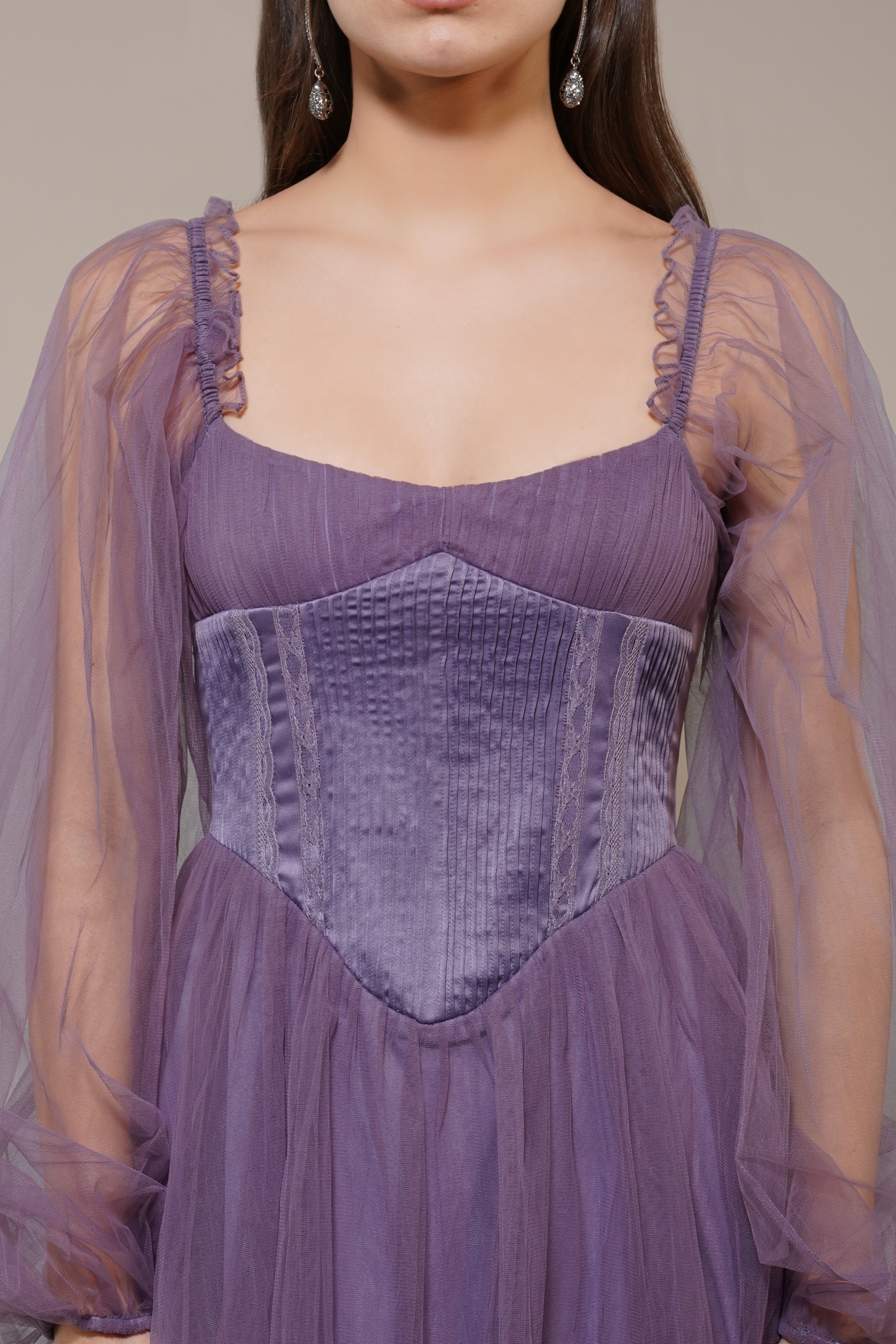 Tara Mini Dress in Lilac - Flowy Summer Dress for Women | Perfect for Beach, Party & Date Night Outfits