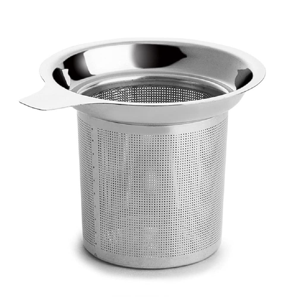 Premium Stainless Steel Extra Fine Mesh Tea Infuser - Large Capacity Loose Leaf Tea & Coffee Strainer with Hanging Handle - Easy Clean Tea Steeper for Teapots, Mugs & Cups - Perfect for Home, Office or Travel Use