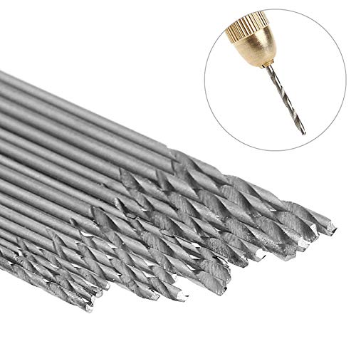 16Pcs HSS High-Speed Steel Twist Drill Bit Set (0.8-1.5mm) - Precision Manual Craft Drill Bits for Electric Grinding Drills - Perfect for DIY Projects, Jewelry Making, and Metalworking