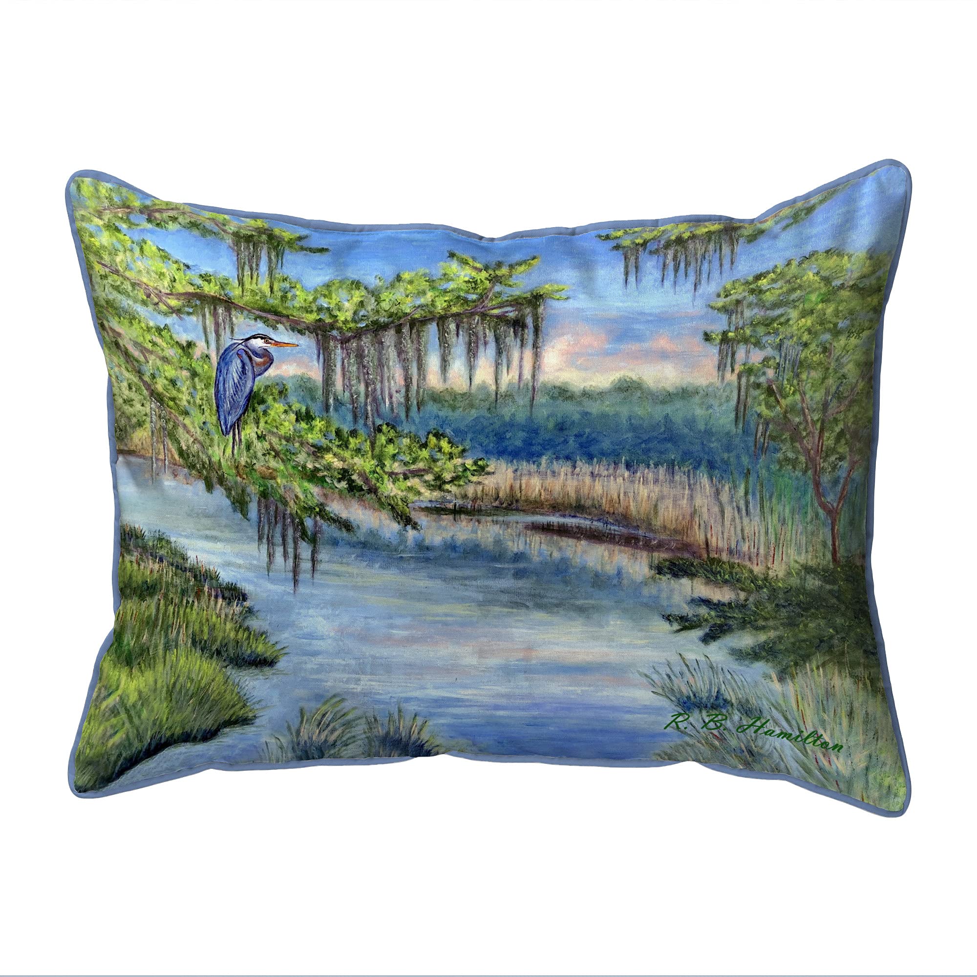 Betsy Drake ZP1184 Decorative Throw Pillow 20x24 Inches - Multi-Color for Sofa, Bed & Living Room Home Decor