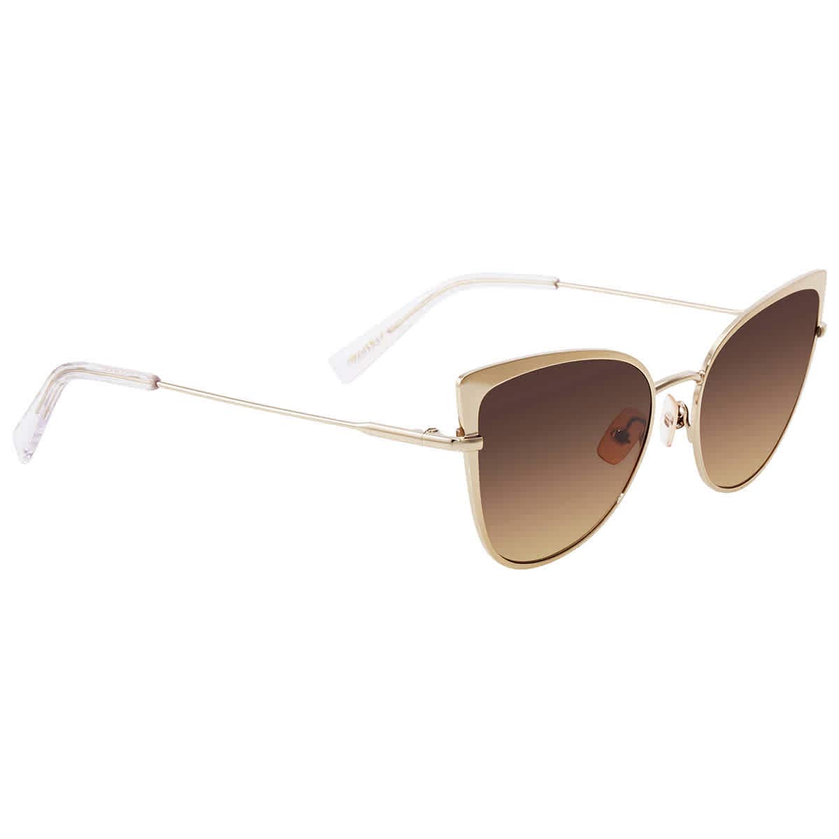 Vera Wang V 488 Gold Sunglasses for Women - UV Protection, Fashionable & Lightweight - Perfect for Outdoor, Beach, and Driving