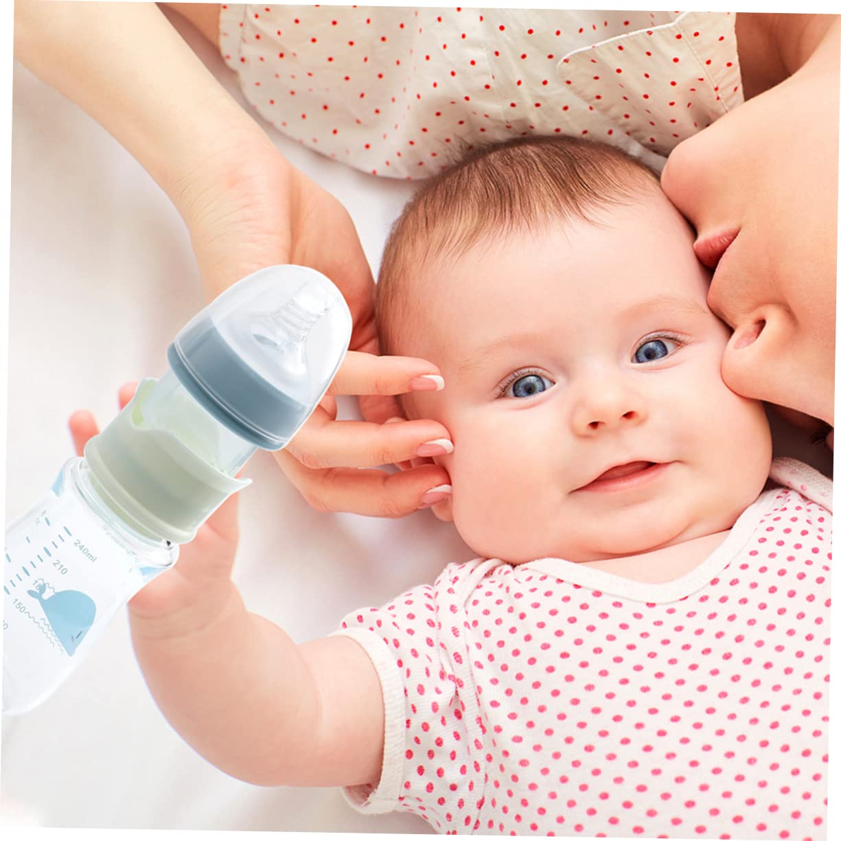 Totority 6-Pack Anti-Colic Baby Bottles with Pacifier - BPA-Free Toddler Milk Bottles for Newborns & Infants - Perfect for Travel, Daycare, and Outdoor Feeding