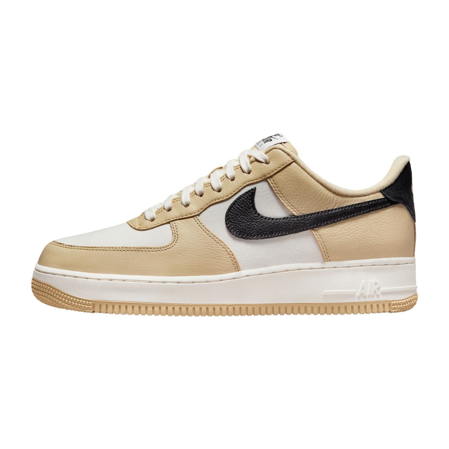 Nike Men's Air Force 1 Low Sneakers - White/Black Casual Shoes for Men - Perfect for Streetwear, Everyday Wear & Basketball Courts