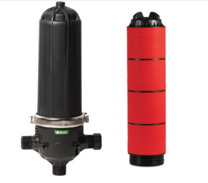Rivulis F7050 80mm Polypropylene Disc Filters - High Efficiency Irrigation Water Filtration for Drip Systems, Greenhouses, and Hydroponics