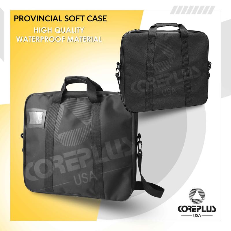 Masonic Apron Carrying Case - Lightweight Black Soft Apron Storage Bag for WM/MM & Provincial Regalia - Perfect for Lodge Meetings, Ceremonies & Travel Protection