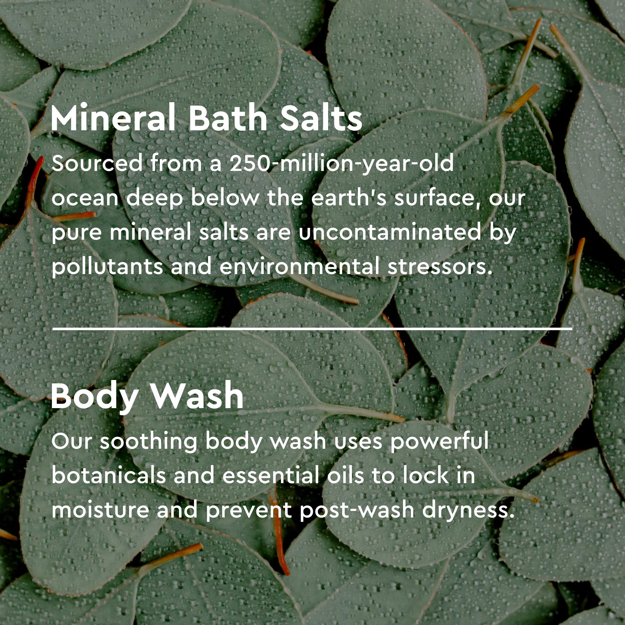 Kneipp Eucalyptus Mineral Bath Salt & Body Wash Set - 17.6 oz Bath Salt + 6.76 fl oz Body Wash for Respiratory Support & Relaxation - Aromatherapy for Cold Relief, Stress Relief & Better Sleep