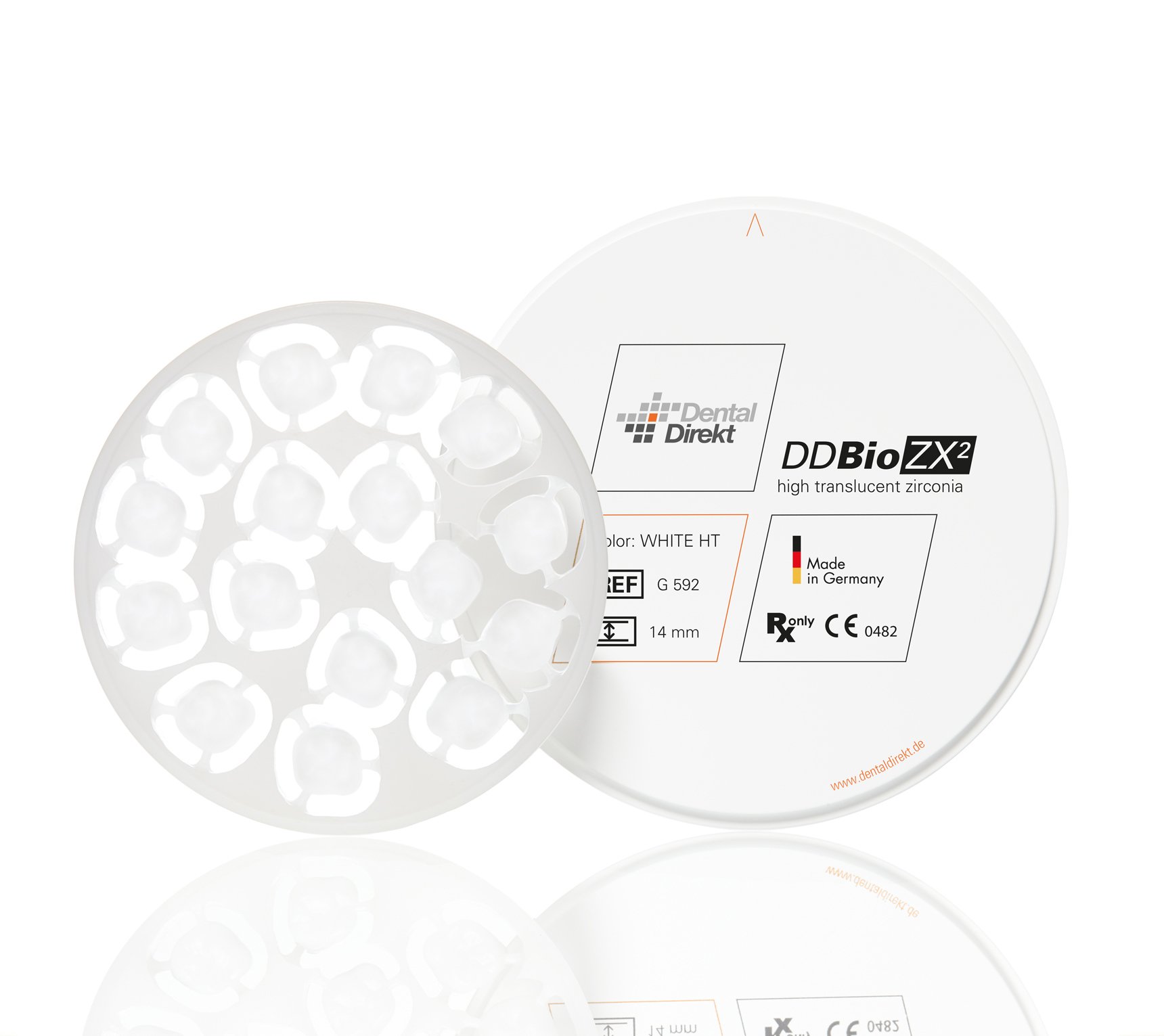 High Translucent Zirconia Blocks for CAD/CAM - 16mm x 98.5mm - Premium Dental Crown & Bridge Material for Perfect Smile Restoration