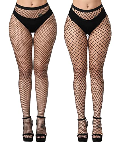 Black Fishnet Tights M+l