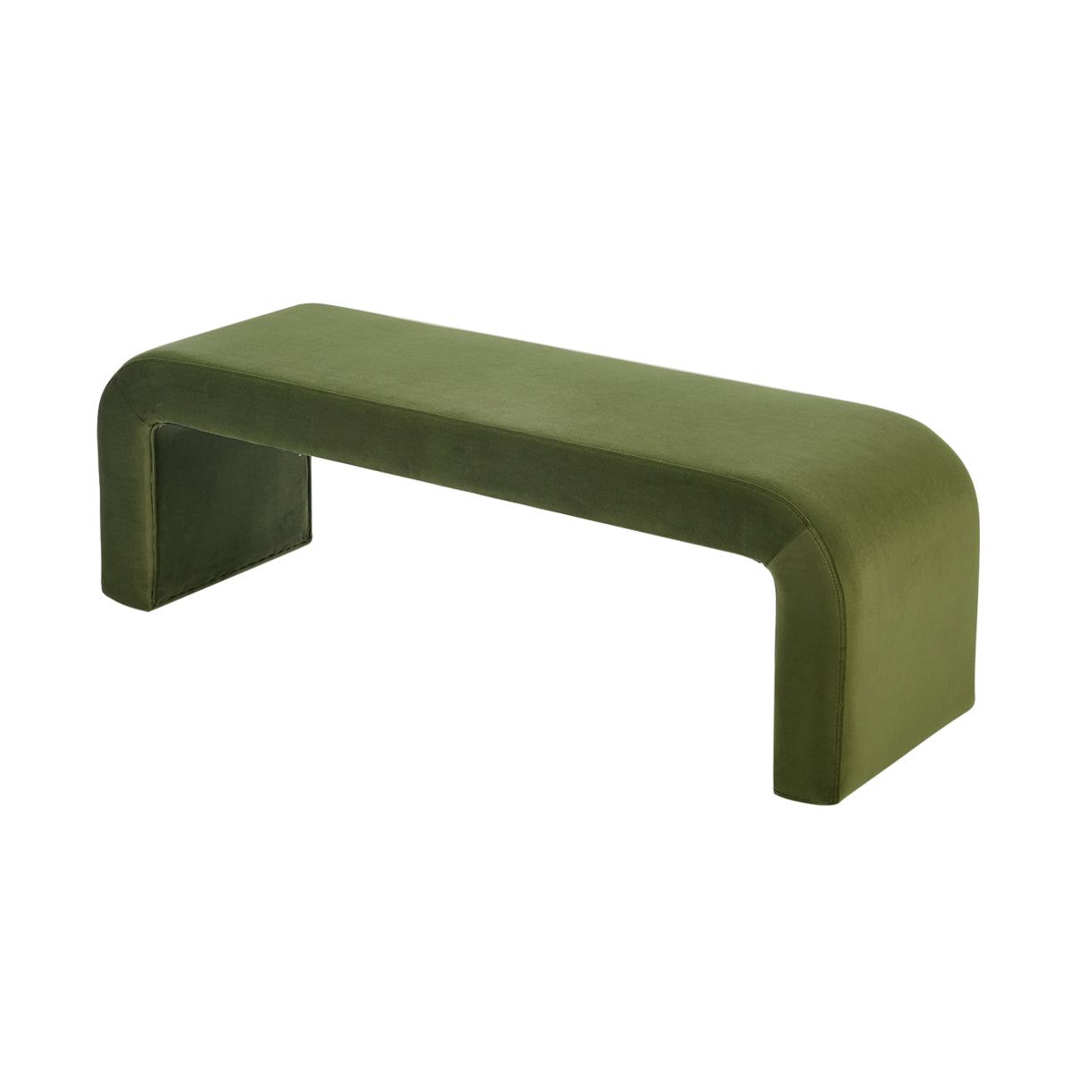 Juliette Velvet Upholstered Bench with Wooden Legs - Elegant Entryway, Bedroom, or Living Room Seating - Perfect for Home Decor and Extra Storage