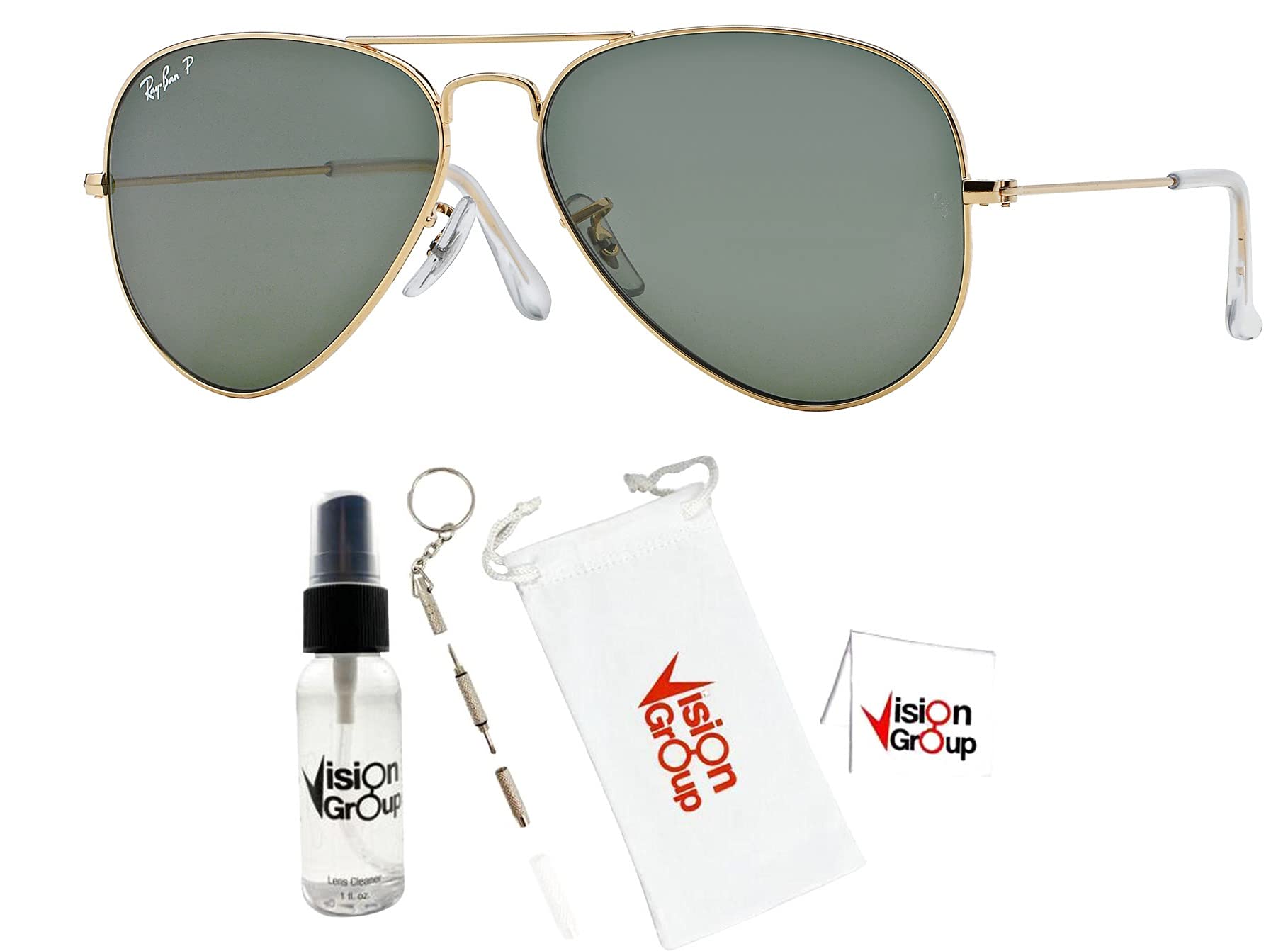 Ray-Ban RB3025 Classic Metal Aviator Sunglasses with Premium Lens - UV Protection, Polarized Options | Perfect for Driving, Travel & Outdoor Activities