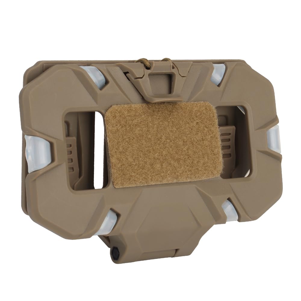 Tactical Vest Phone Holder - Universal Foldable Chest Mount for Cell Phone (4.7-6.7 Inch) | Molle Compatible Plate Carrier Navigation Board | Perfect for Hiking, Airsoft & Outdoor Activities