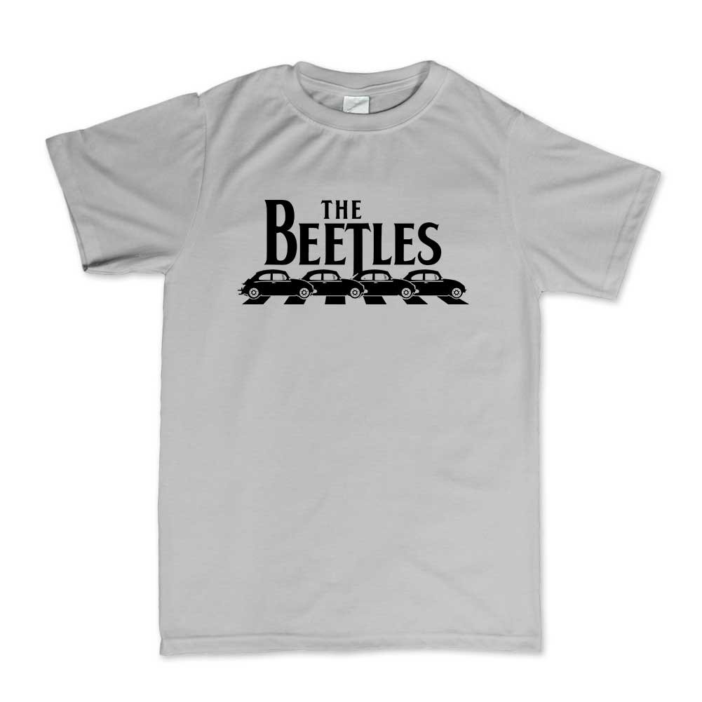 Vintage Beetles T1 Bug Veedub Graphic T-Shirt - Sports Grey | Classic Car Enthusiast Tee for Men & Women | Perfect for Car Shows, Road Trips & Casual Wear