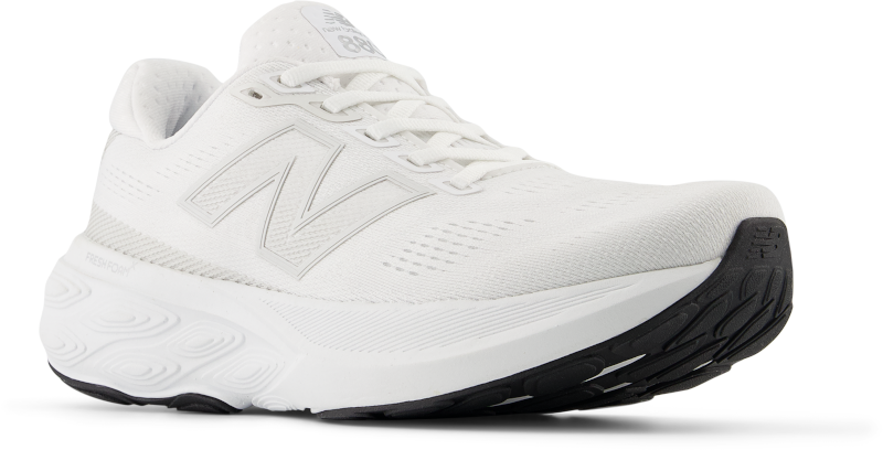 Women's Fresh Foam X 880v15 Running Shoes - White with Sea Salt & Black - Lightweight Cushioned Sneakers for Women, Perfect for Jogging, Gym Workouts & Daily Wear