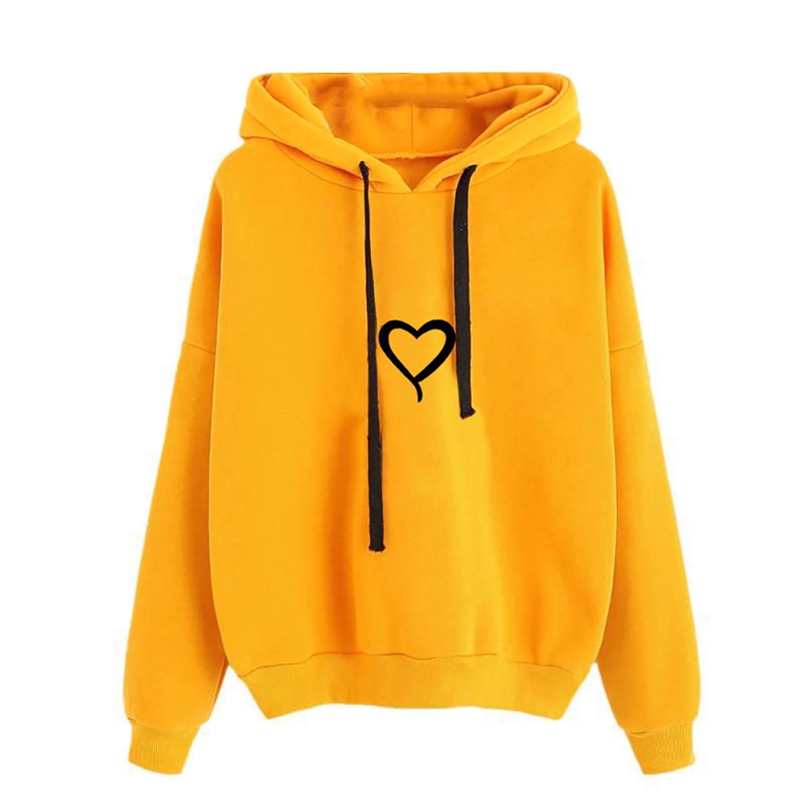 Women's Graphic Hoodies - Casual Winter Funny Long Sleeve Pullover Lightweight Drop Shoulder Sweatshirt | Cozy Lounge Wear & Street Fashion