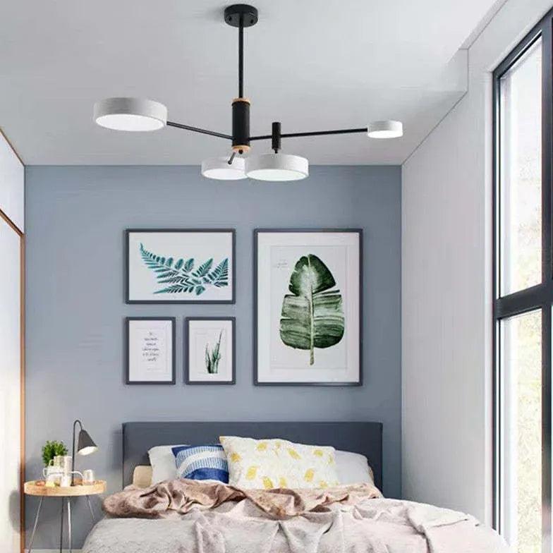 Modern LED Pendant Light with Adjustable Brightness - Minimalist Design for Kitchen Island, Dining Room & Bedroom Lighting