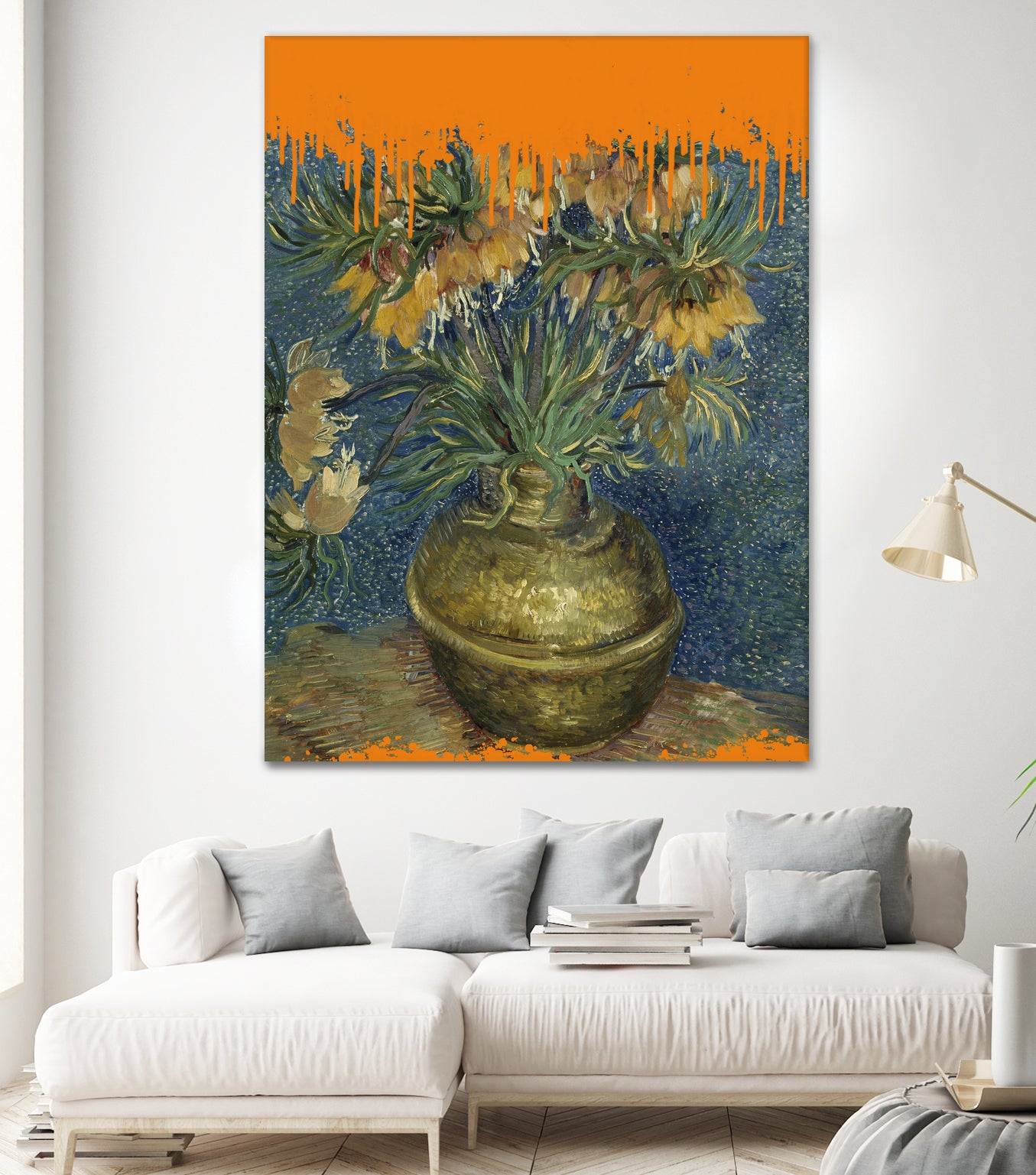 Van Gogh Sunflowers Collage Art Print - High-Quality Wall Decor for Living Room, Bedroom & Office | Perfect Gift for Art Lovers & Home Decor