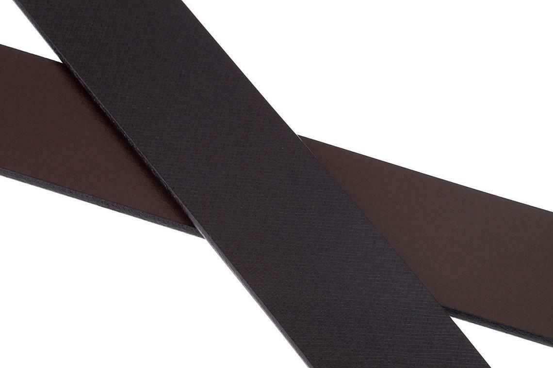 Reversible Cartier Style Belt for Men - 35mm Black & Brown Saffiano Leather Strap - Perfect for Business, Casual & Formal Wear