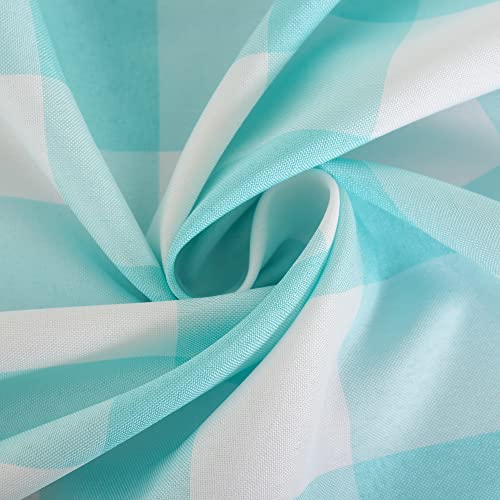 Aqua and White