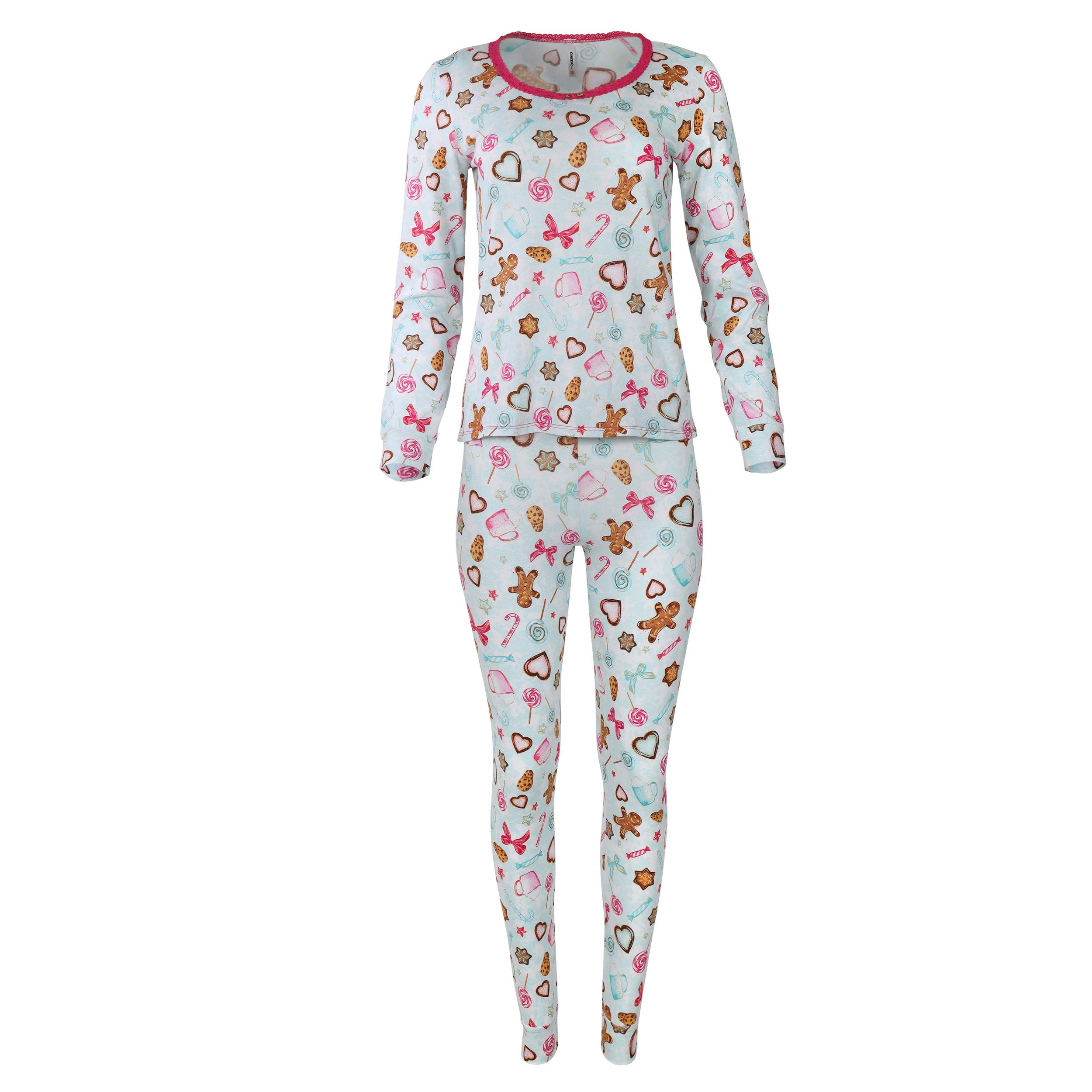 Esme Women's Full Length Pajama Set - Soft & Comfortable Sleepwear for Women - Perfect for Lounging, Sleeping & Relaxing at Home