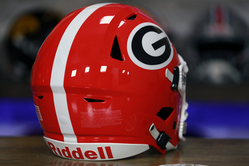Georgia Bulldogs Riddell SpeedFlex Authentic Football Helmet - Official College Team Gear for Games, Training & Collectors
