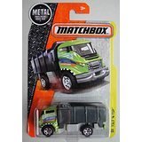 Matchbox 2016 MBX Construction Tilt 'N Tip Garbage Truck Toy - 1:64 Scale Die-Cast Model Car 35/125, Green - Perfect for Kids' Playtime, Collectors & Construction-Themed Dioramas
