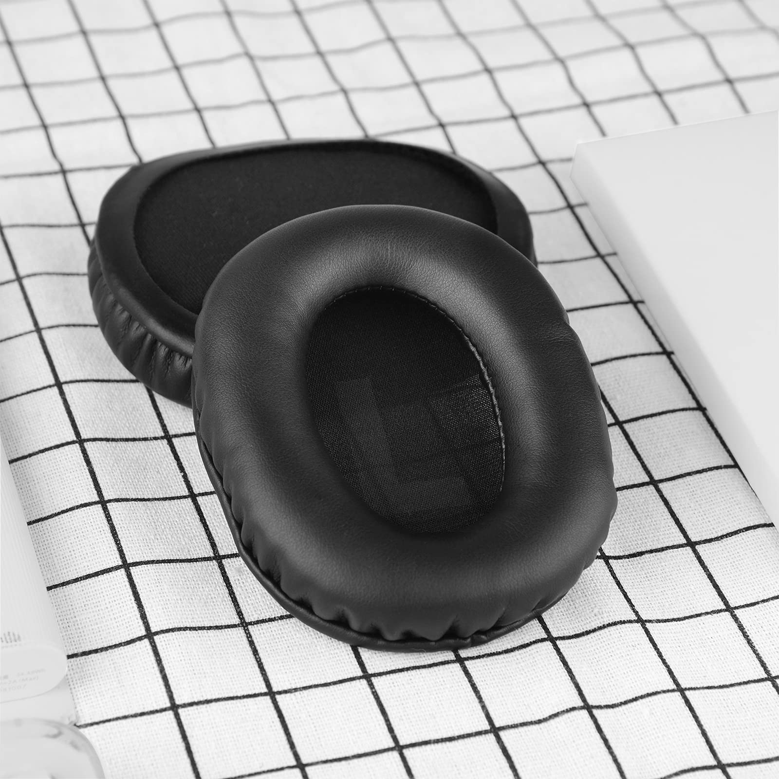 Geekria Replacement Ear Pads for Logitech G Pro, G Pro X, G433, G233, G Pro X 2 Headphones - Comfortable Memory Foam Ear Cushions & Repair Parts (Black) - Includes Video Installation Guide - Perfect for Gaming, Music, and Long Wear Comfort