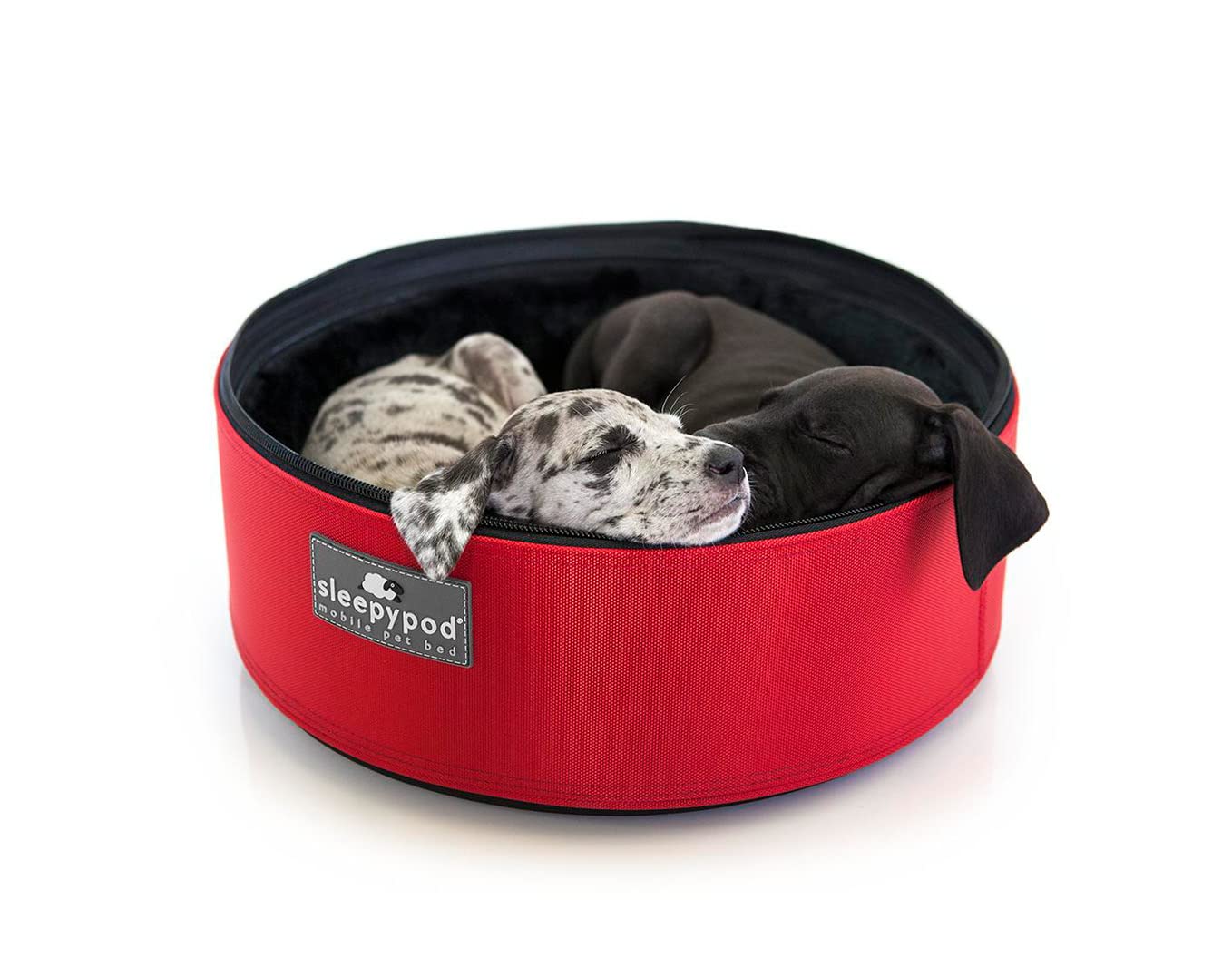 Sleepypod Mobile Pet Bed - Arctic White | Portable & Comfortable Travel Dog & Cat Carrier for Cars, Airplanes & Home Use