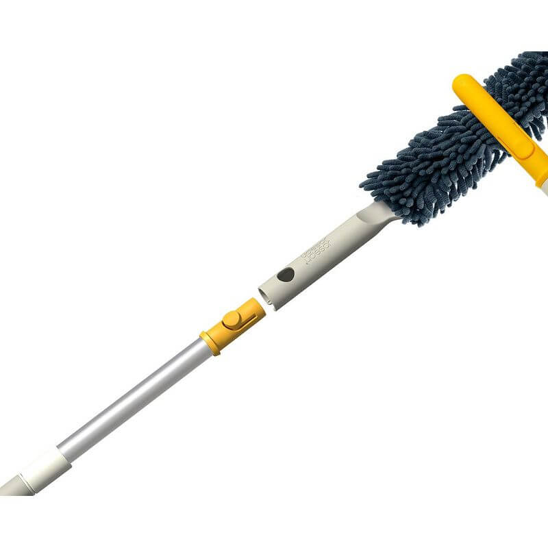 Joseph Joseph CleanTech Telescopic Extension Pole - Adjustable Cleaning Pole for Windows, Ceilings & Hard-to-Reach Areas - Extendable Mop & Broom Handle for Home & Outdoor Use