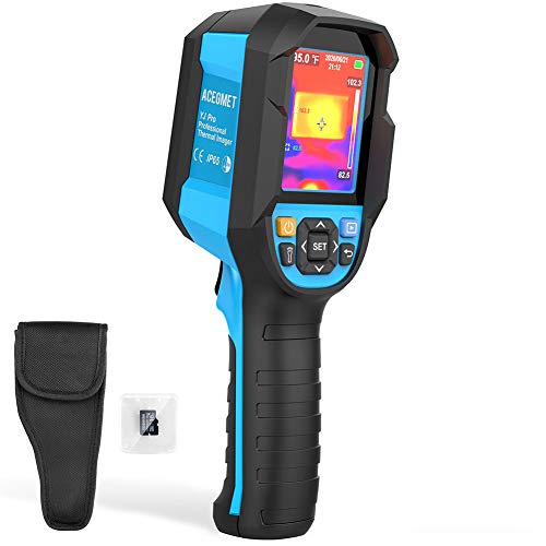 ACEGMET 160x120 Handheld Thermal Imager Camera - 19200 Pixels, IP65 Waterproof, 2.8