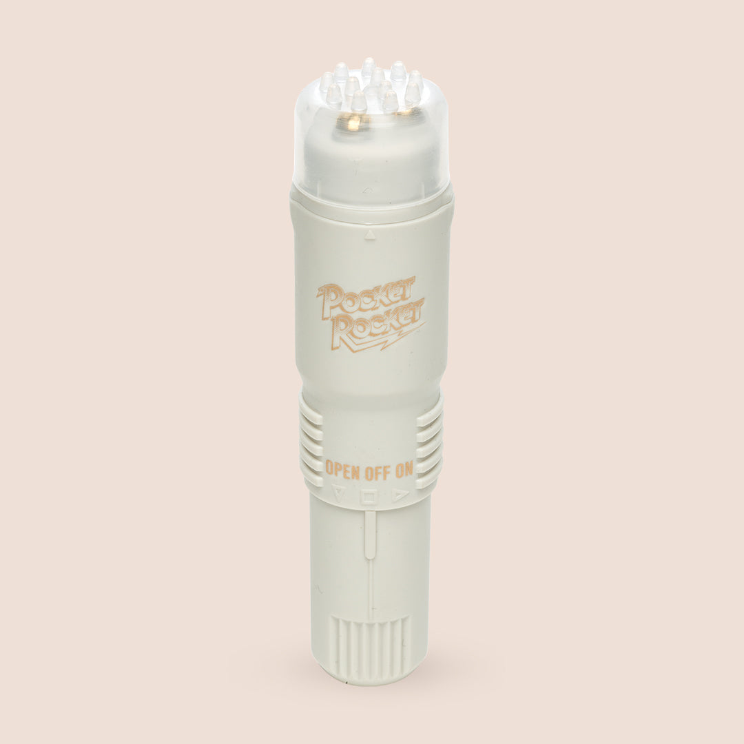 Pocket Rocket® The Original - Powerful Rumbling Personal Massager for Neck, Back & Muscle Relaxation | Portable Vibrating Massage Device for Home, Office & Travel Use