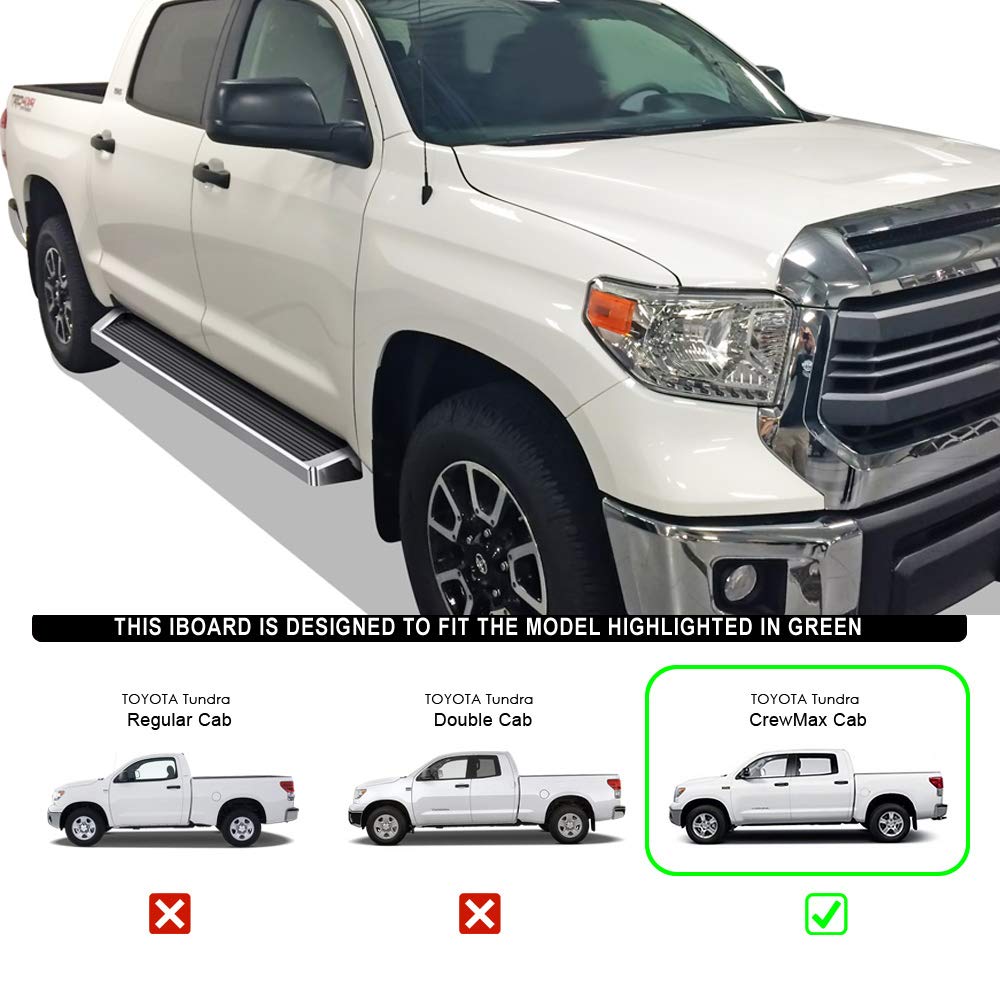 HD Ridez Running Boards for Toyota Tundra 2007-2021 CrewMax - 6
